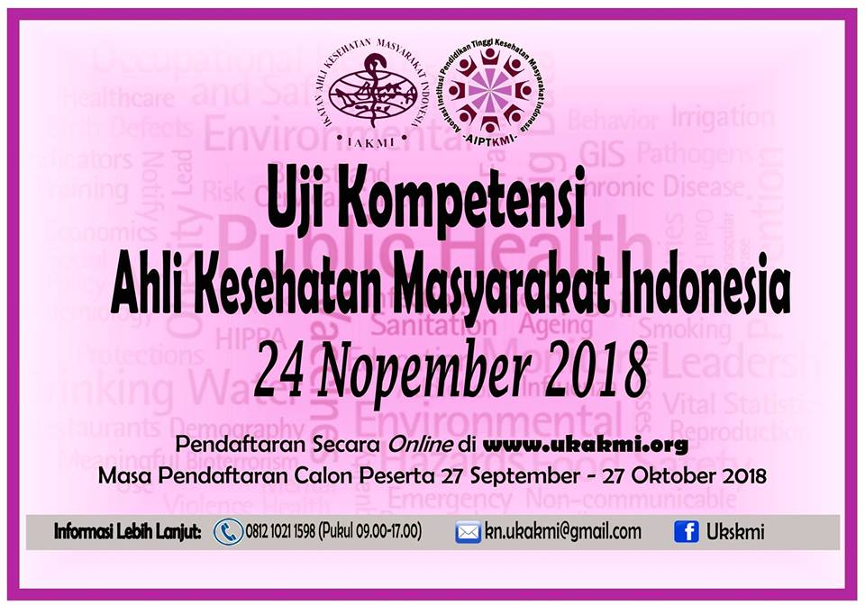 Read more about the article Requirements for Taking the Indonesian Public Health Expert Competency Exam Starting November 24 2018