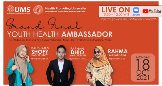 You are currently viewing Best Young Health Ambassador of Muhammadiyah University of Surakarta